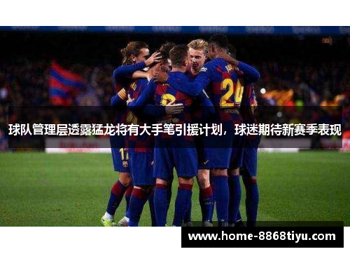 球队管理层透露猛龙将有大手笔引援计划，球迷期待新赛季表现