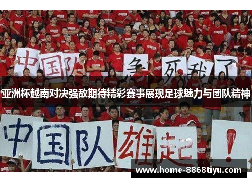 亚洲杯越南对决强敌期待精彩赛事展现足球魅力与团队精神